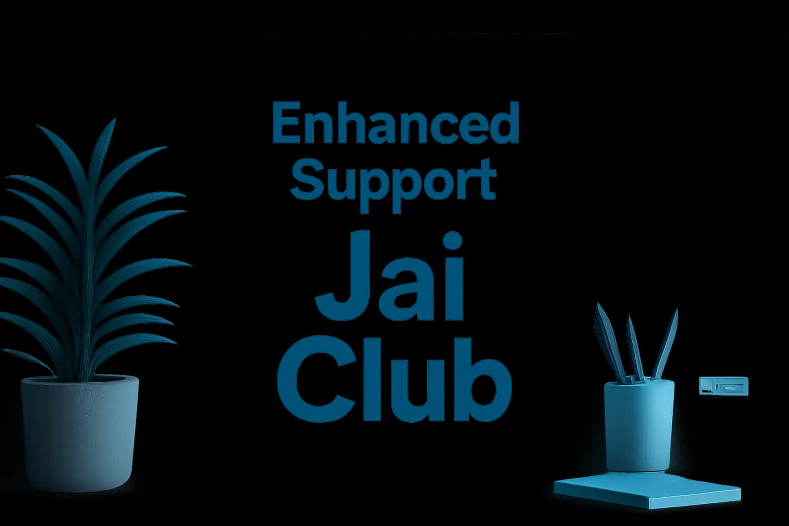 An informative visualization of the Enhanced Support Jai Club with a focus on user support.