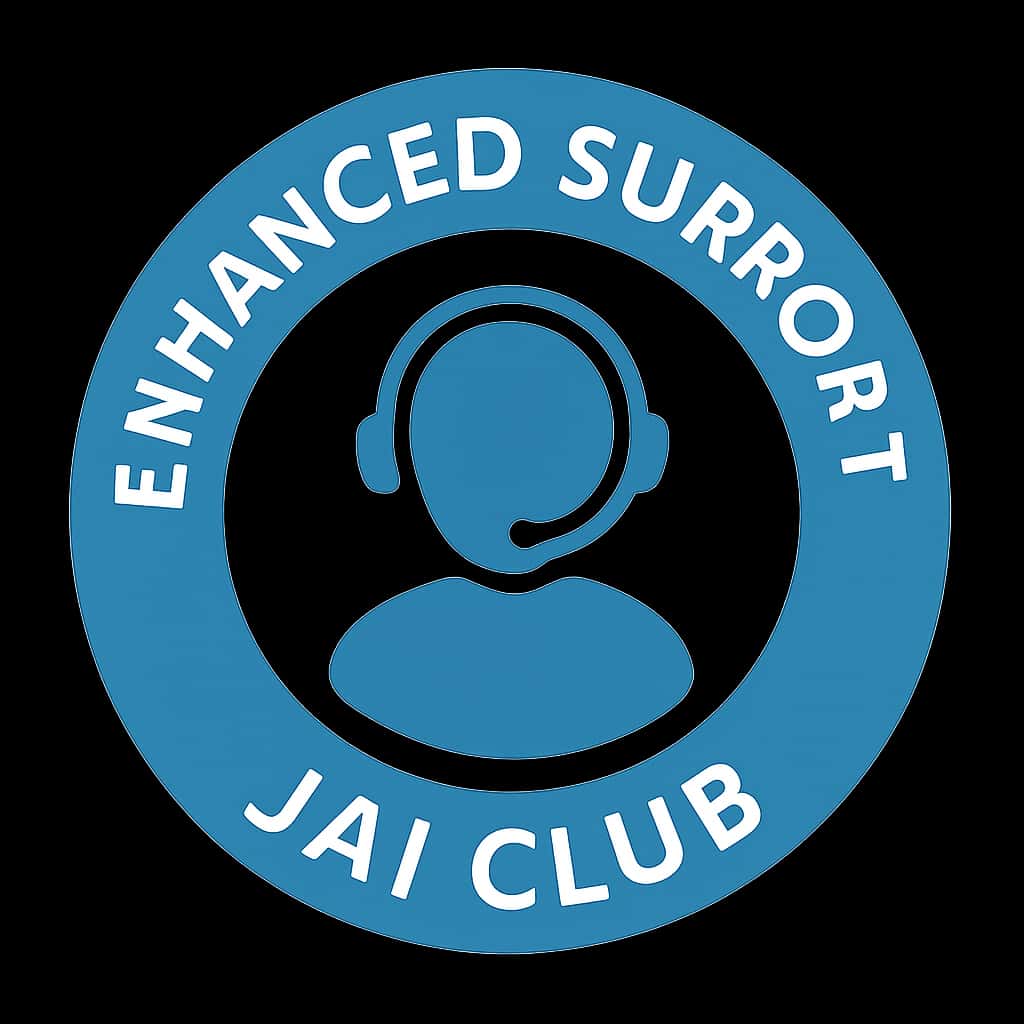 A professional badge representing Enhanced Support Jai Club.