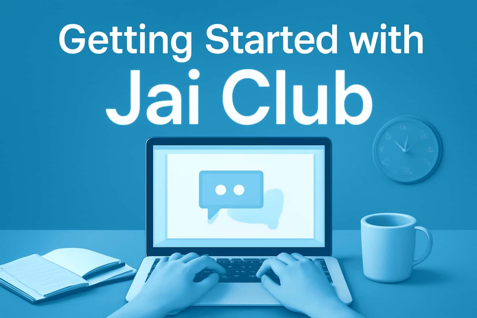 An informative scene depicting the process of getting started with Jai Club.