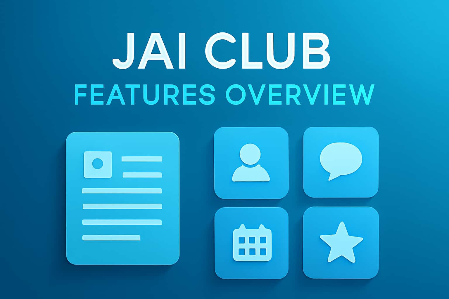 Informational scene illustrating the features of Jai Club with a focus on user support.