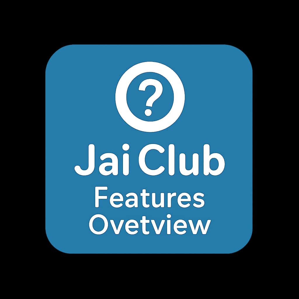 Badge representing Jai Club Features Overview.