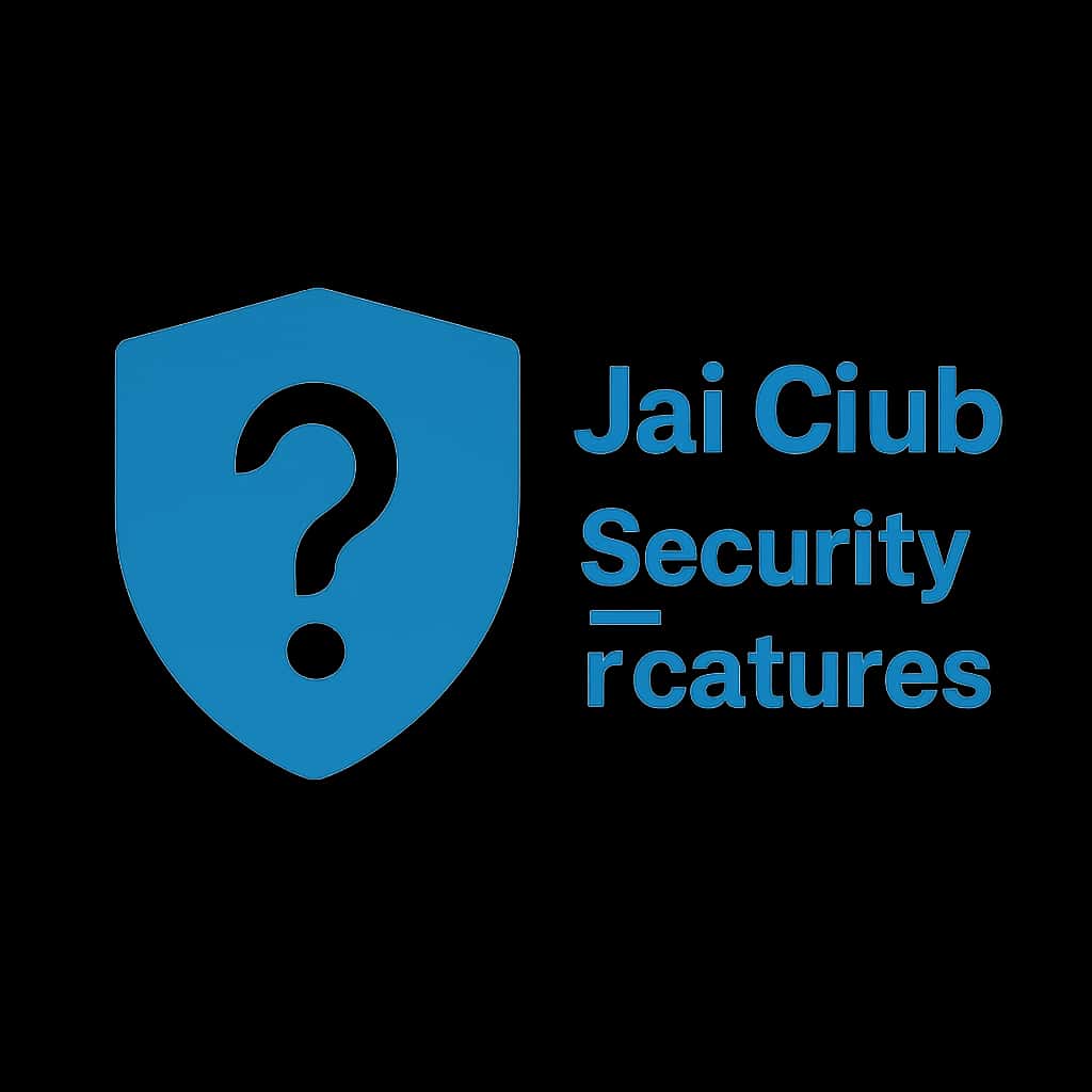 A clean badge design symbolizing the security features of Jai Club.