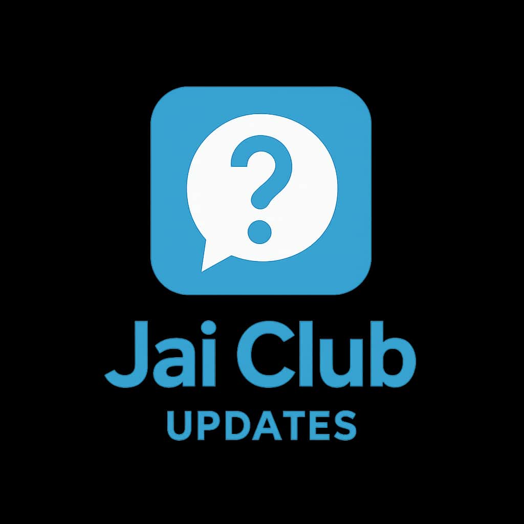 An icon representing Jai Club Updates, designed for informational use.