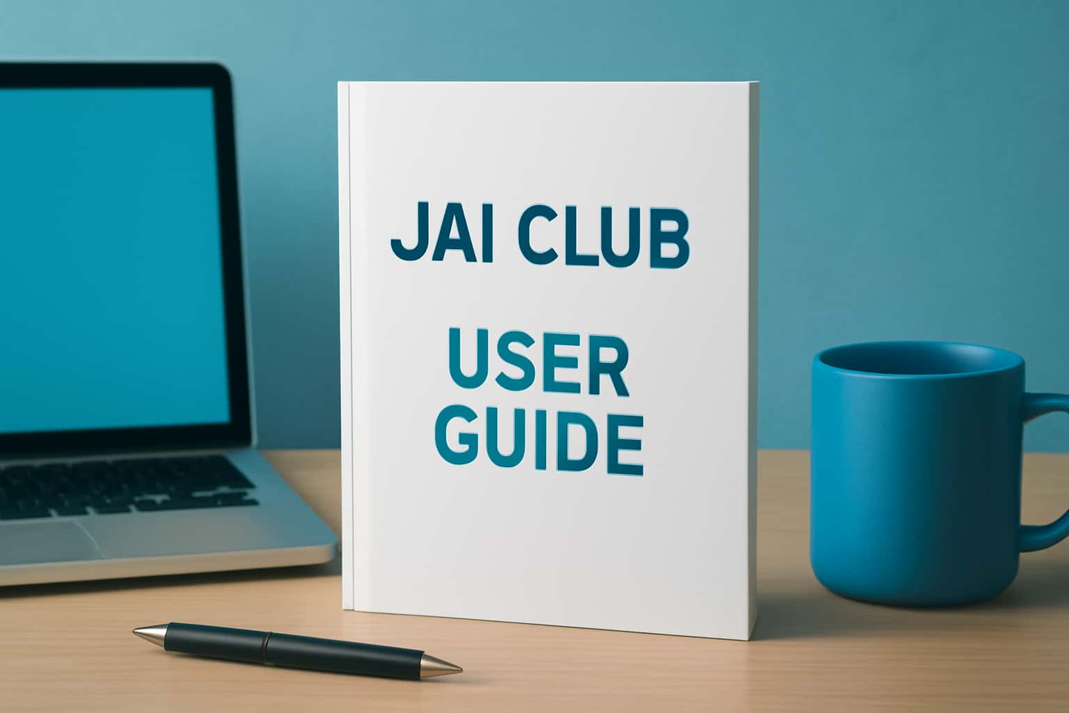 A futuristic depiction of the Jai Club User Guide emphasizing clarity and information.