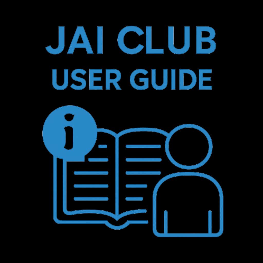 Illustration conveying essential flow of information related to Jai Club User Guide.