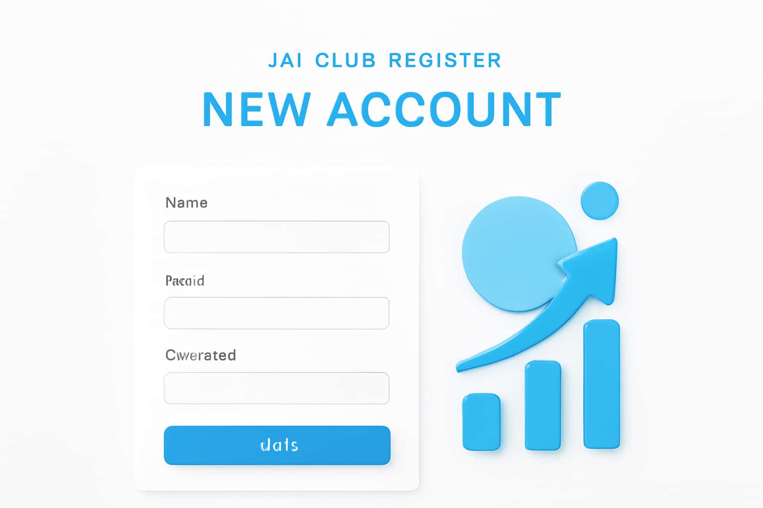 Jai Club Register - New Account Interface